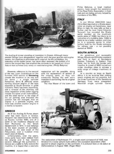 La prima pubblicazione in una rivista inglese